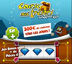 Nouvelle courses aux trésors avec encore plus de bonus