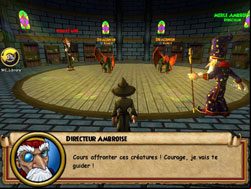 copie d'écran de Wizard 101